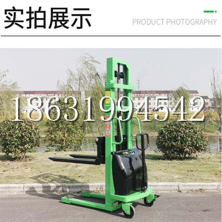 东明县电动叉车堆高车液压铲车电瓶1吨2吨站驾步行式小型全自动叉车